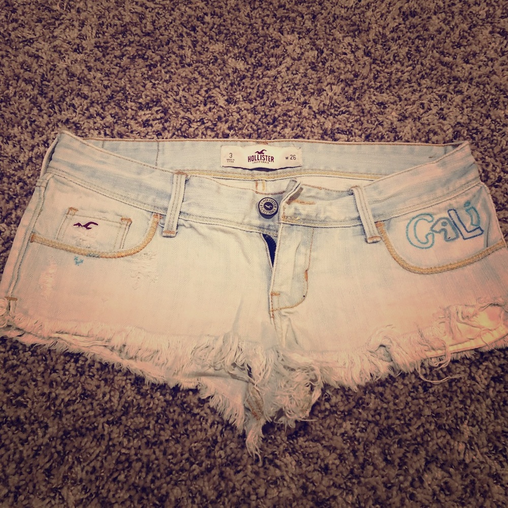 Hollister jean shorts